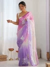 A75 Gold Crush Silk With Embroidery Work Saree Wholesale Clothing Distributors In India
